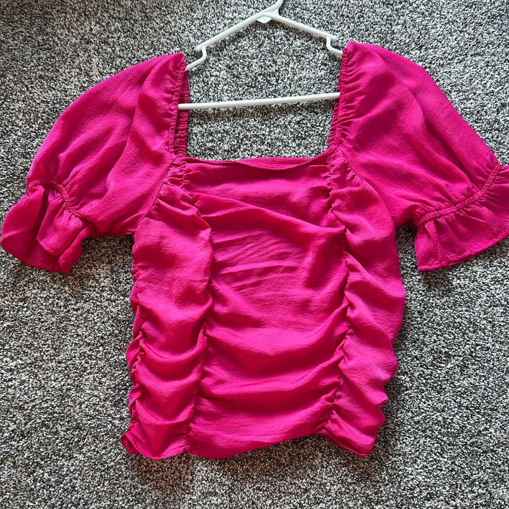 Glam Pink dressy blouse